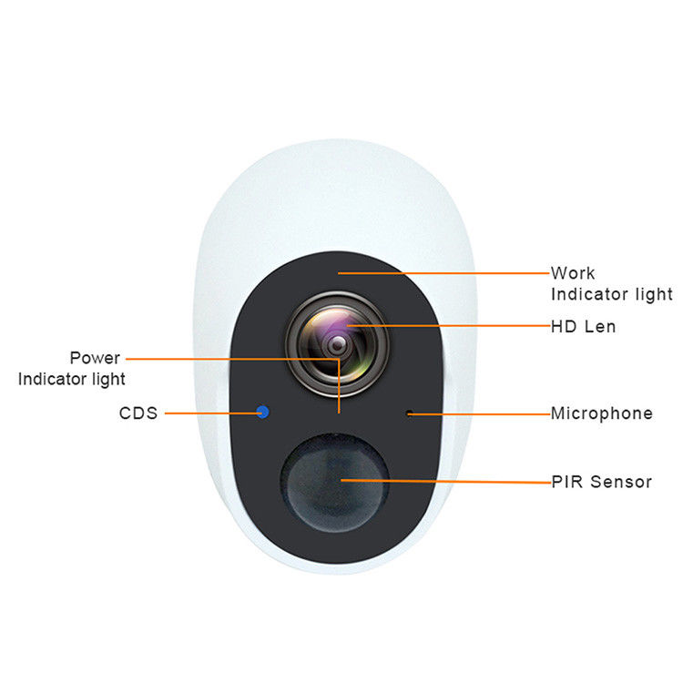 HD 1080p كاميرا أمان لاسلكية IP ذات اتجاهين صوتي مع تطبيق محمول