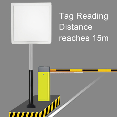 15m RS232 / 485 WG26 / 34 RELAY مدمج Uhf Rfid قارئ بوابات / حواجز ذراع الرافعة