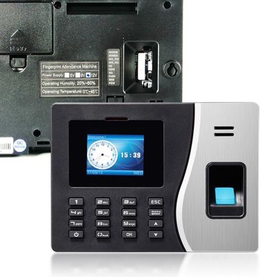 بطاقة كلمة المرور 9V شاشة LCD نظام الحضور بصمات الأصابع