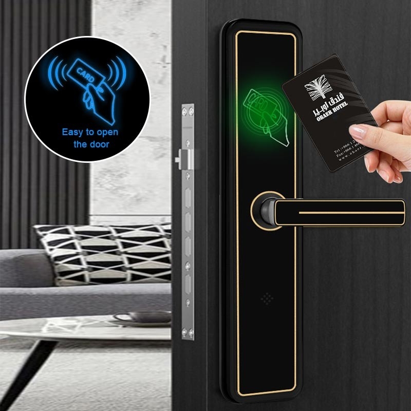 فندق Smart RFID Card Swipe Door Lock T5557 / M1 Card Key Lock System