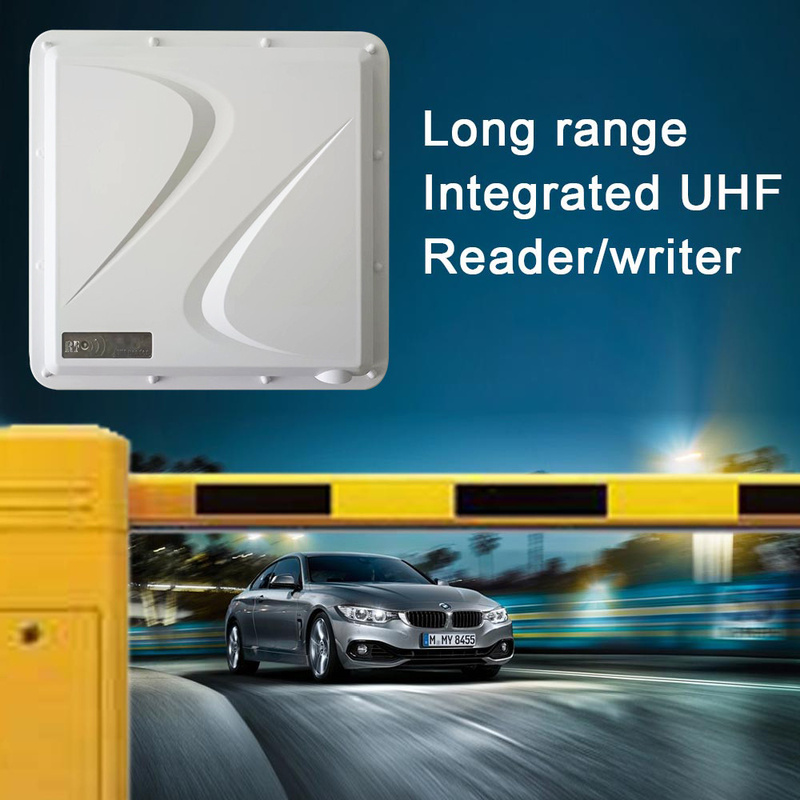 التحكم في الوصول إلى بطاقة RFID طويلة المدى 1-8m قارئ UHF RFID متكامل