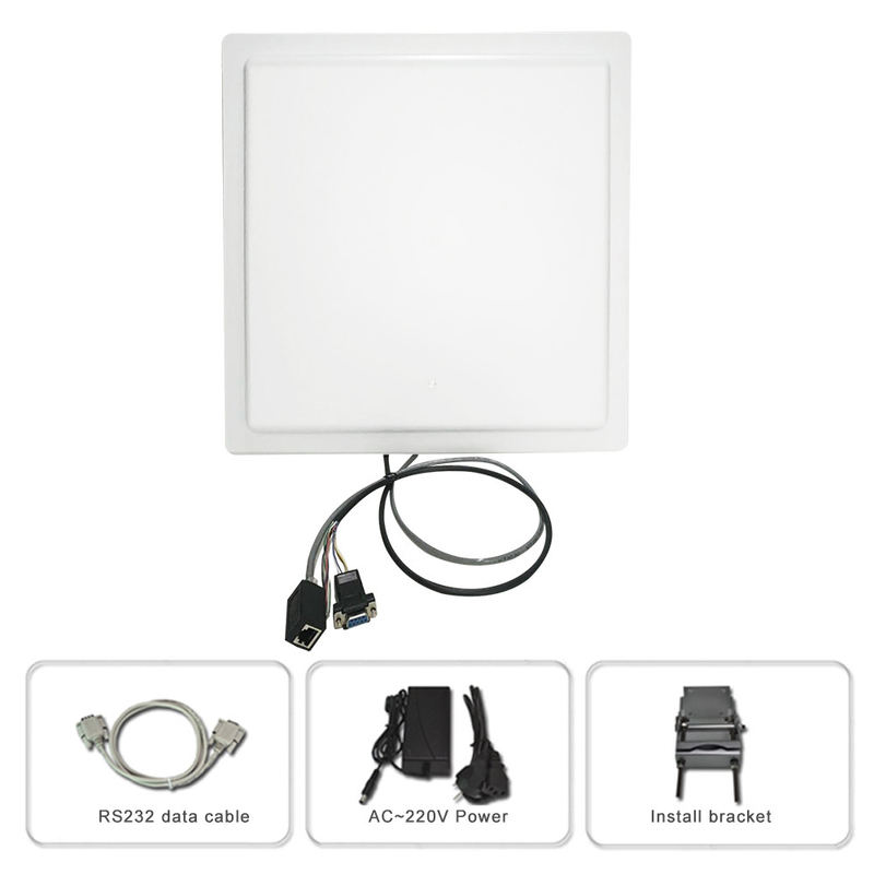 15m RS232 / 485 WG26 / 34 RELAY مدمج Uhf Rfid قارئ بوابات / حواجز ذراع الرافعة