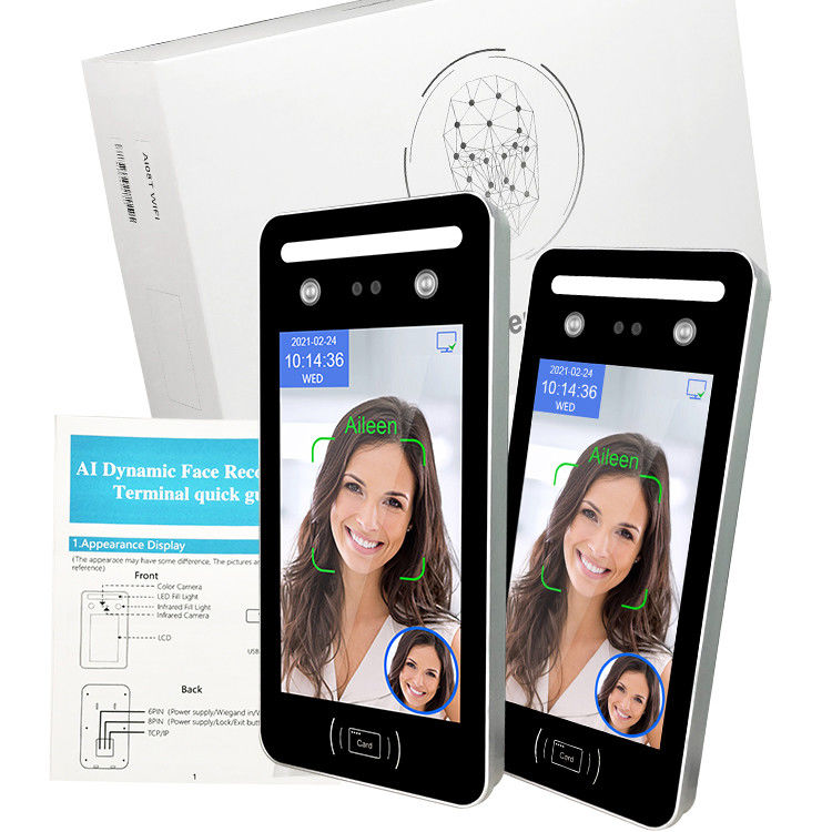 التعرف على الوجه بدون تلامس وقت الحضور والتحكم في الوصول الذكي بطاقة Wifi API RFID