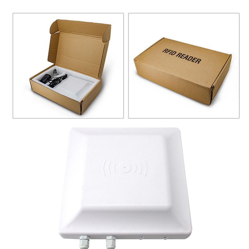 هوائي مدمج UHF مدمج 6 ~ 10m 868mhz طويل المدى UHF RFID قارئ