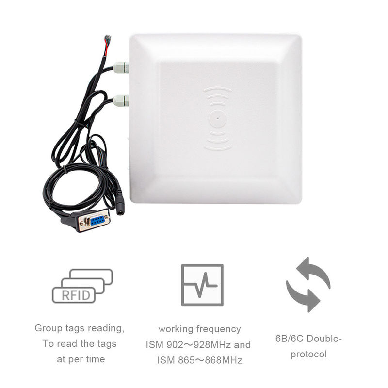 قارئ RFID متكامل مقاوم للماء 8 متر مسافة قراءة 7dbi