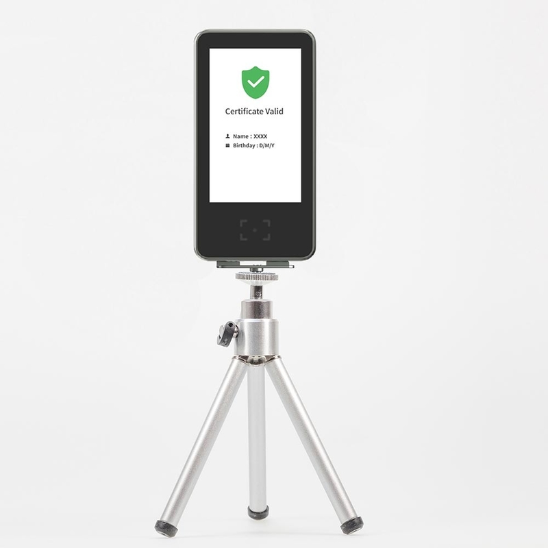 5 &quot;شاشة EU Green Pass Scanner التحكم في الوصول ورقة رقمية تطعيم FCC