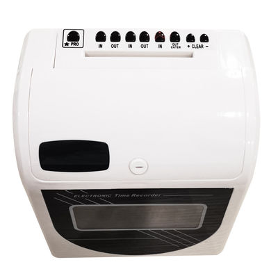 شاشة LCD ومسجل وقت رقمي لكمة مسجل وقت بطاقة لحضور الموظف