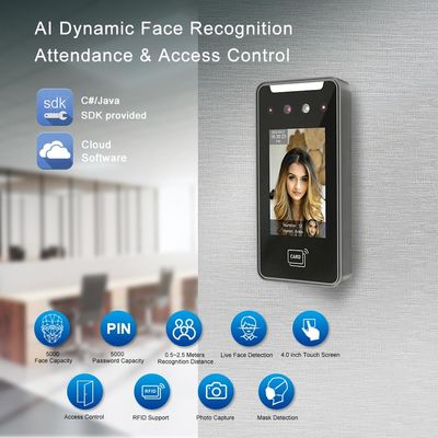 Timmy Free Biometric Time Attendance Machine with API Rfid Card Reader
