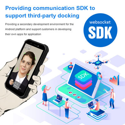 TIMY HF2 جهاز مسح الحضور البيومتري للوريد النخاعي المحمول محطة PVR بطارية مدمجة 4G LTE 2G 3G متعددة النطاقات