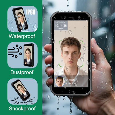 جهاز التعرف على الوجه المحمول الخارجي بنظام Android 4G لحضور وانصراف الموظفين
