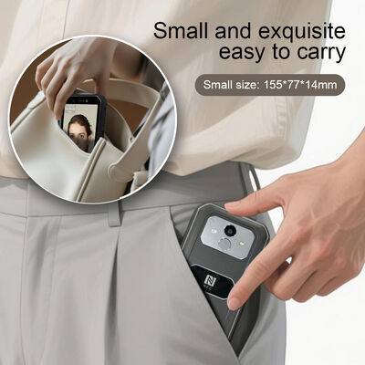 نظام حضور وانصراف محمول يعمل بنظام أندرويد مع محطة التعرف على الوجه البيومترية