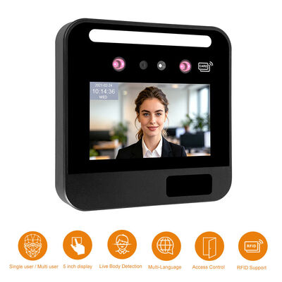 آلة التحكم في الوصول إلى الوجه مع وحدات WiFi / 4G