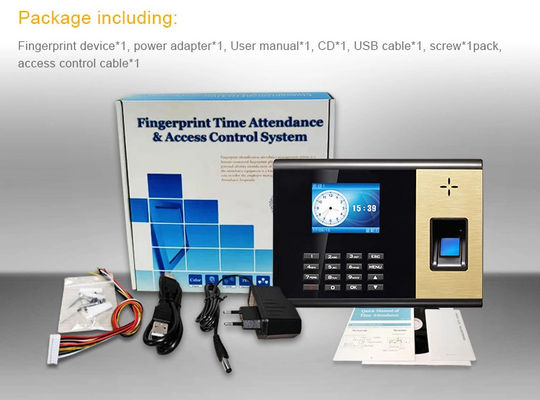 بطاقة SIM جي بي آر إس 2.8 بوصة بصمة الإبهام نظام الحضور