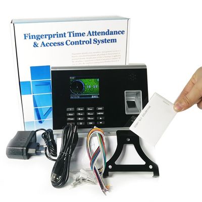 جهاز الحضور والانصراف بالبصمة لوحة مفاتيح موظف المكتب 9 فولت