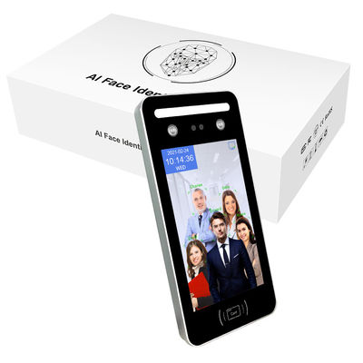 8 بوصة نظام التحكم في الوصول للتعرف على الوجه مع بطاقة واي فاي اللاسلكية RFID