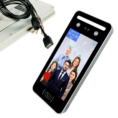 8 بوصة شاشة 2.5M التعرف على الوجه الحضور آلة نظام التحكم في الوصول