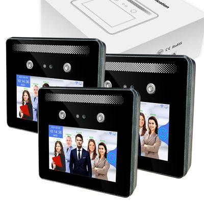 آلات التعرف على الوجوه الديناميكية 5.0 بوصة نظام RoHS للتحكم في الوصول للحضور