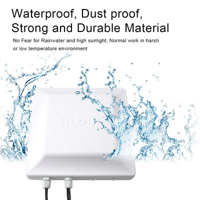 هوائي مدمج UHF مدمج 6 ~ 10m 868mhz طويل المدى UHF RFID قارئ