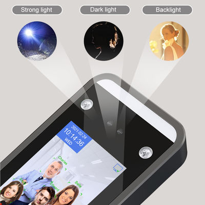 AI06 التعرف على الوجوه آلة الحضور وقارئ بطاقة Wiegand نظام تسجيل الوقت