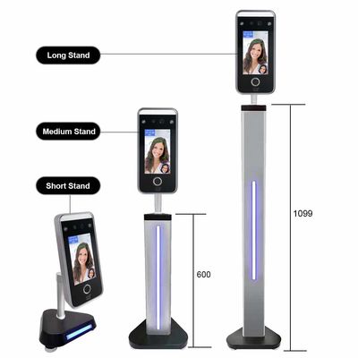 TCP WDR وقت الحضور بصمات الأصابع تسجيل 2.5m كشف