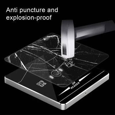 Wiegand26 / 34 واجهة قارئ بطاقة القرب RFID الحث التلقائي الزجاج المقسى