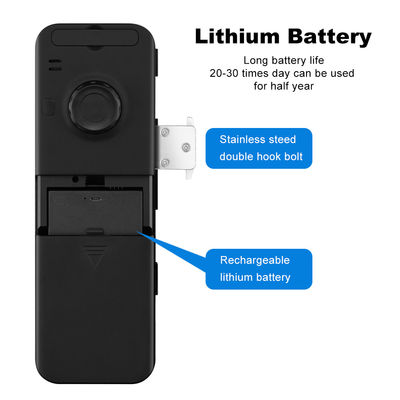 الألومنيوم ABS Tuya قفل ذكي التعرف على الوجه بصمة قفل الباب الزجاجي فرملس