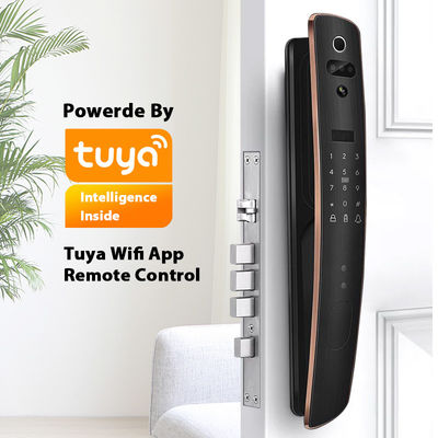 3D Face Digital Tuya Smart Lock RFID بصمة التحكم في الوصول من سبائك الألومنيوم